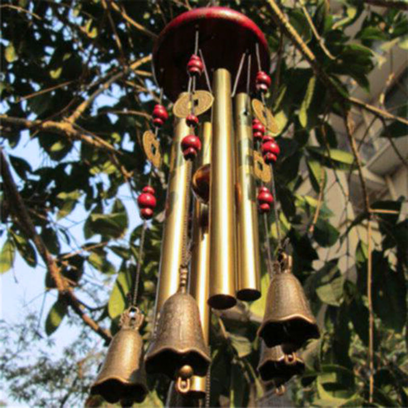 Musical Instrument Chimes - 風鈴ガーディアン金属アルミチューブベル風鈴クリエイティブ中空家庭菜園壁掛け装飾手作りギフト