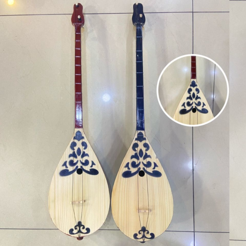 Musical Instrument Project - 80CM ドンブラ 2弦 カザフ民族楽器 子供初心者向け ドンブラ演奏