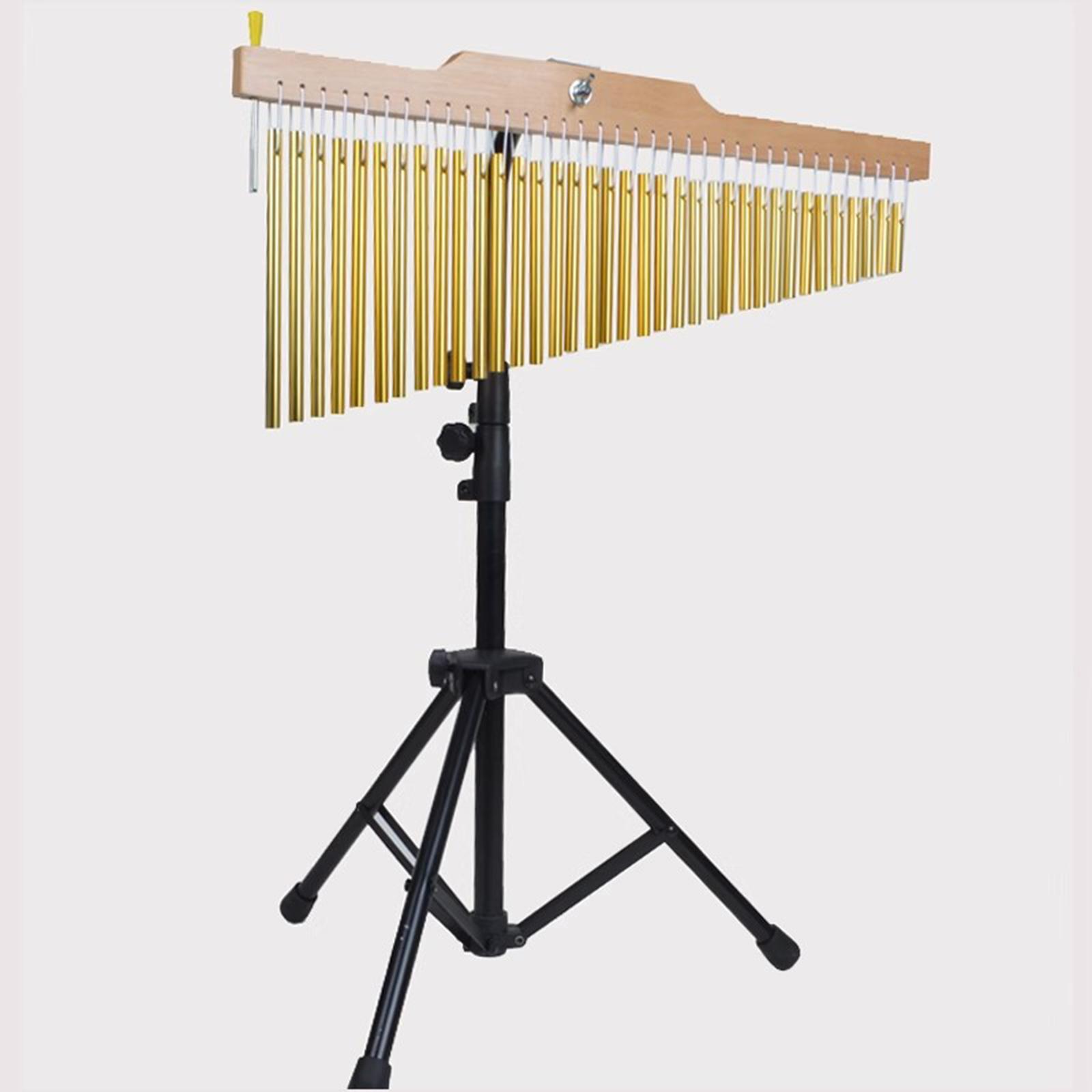 Musical Instrument Chimes - バーチャイム三脚スタンド 折りたたみ式 安定したミュージカルチャイムスタンドホルダー 大人用 教材 パフォーマンス