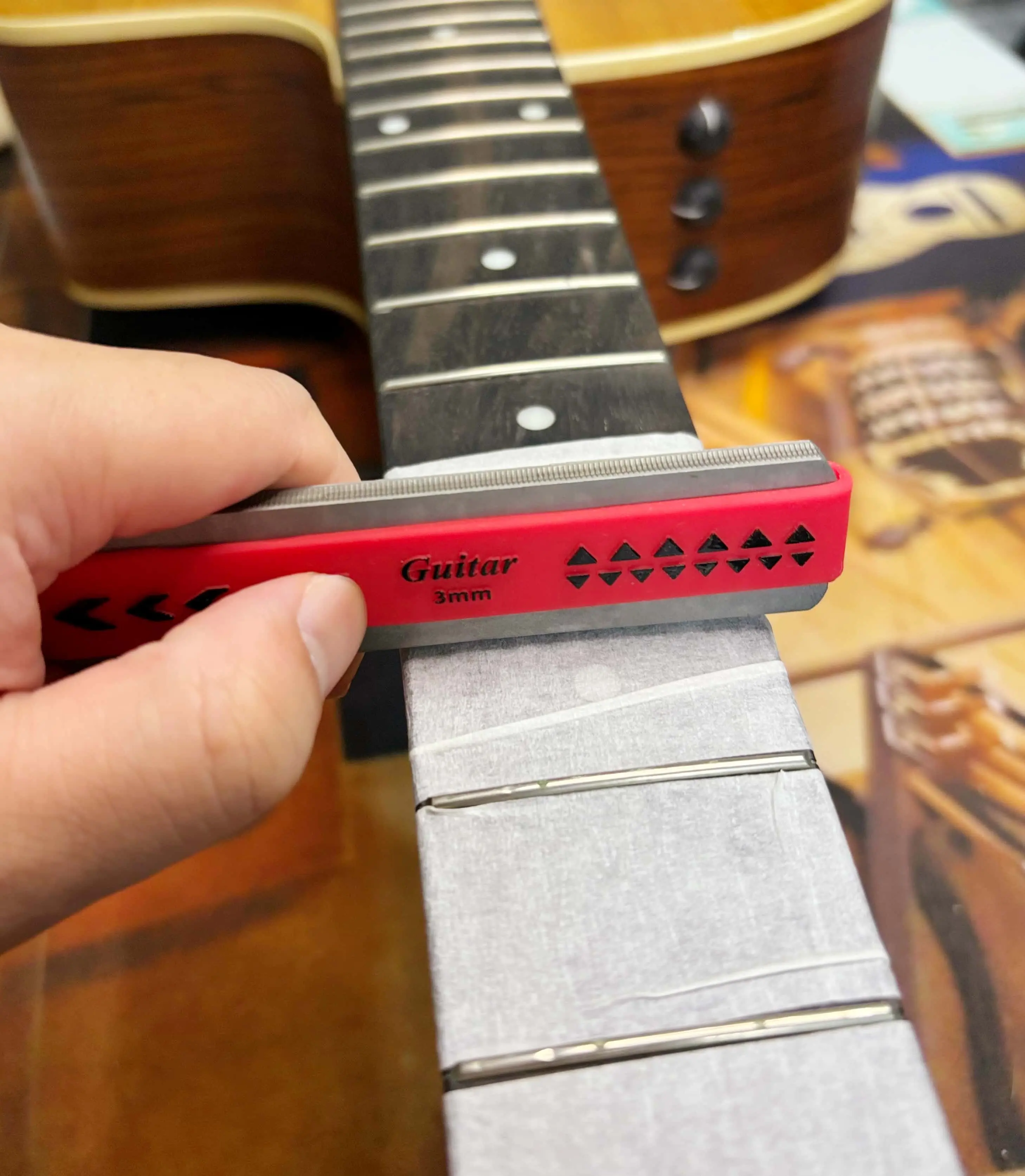 ギター ウクレレ 弦楽器 指板 フレット クラウニングファイ - Musical Instruments Easy のレビューと価格