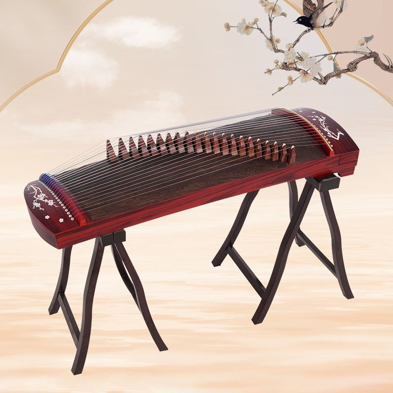 手作り中国古琴ポータブルパフォーマンス小型古筝初心者練習プロ - Musical Instrument Guzheng のレビューと価格