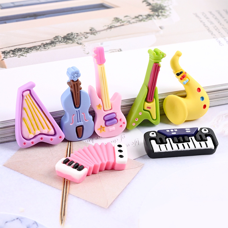 10個入り カートゥーン カワイイ レジン製 ミニ楽器 スク - Musical Instrument Manufacturers のレビューと価格
