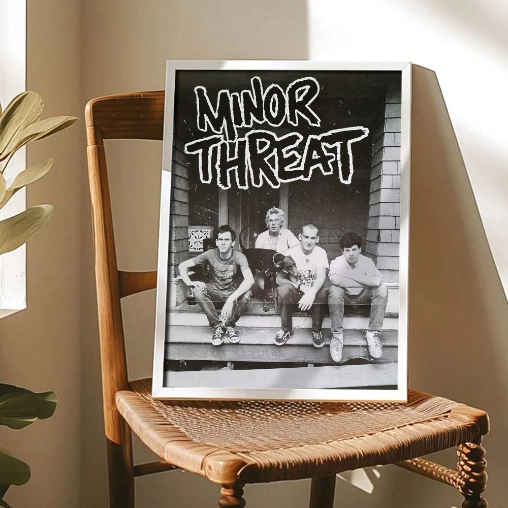 ロックバンド M-Minor Threat ポスター モダン - Musical Instrument Poster のレビューと価格
