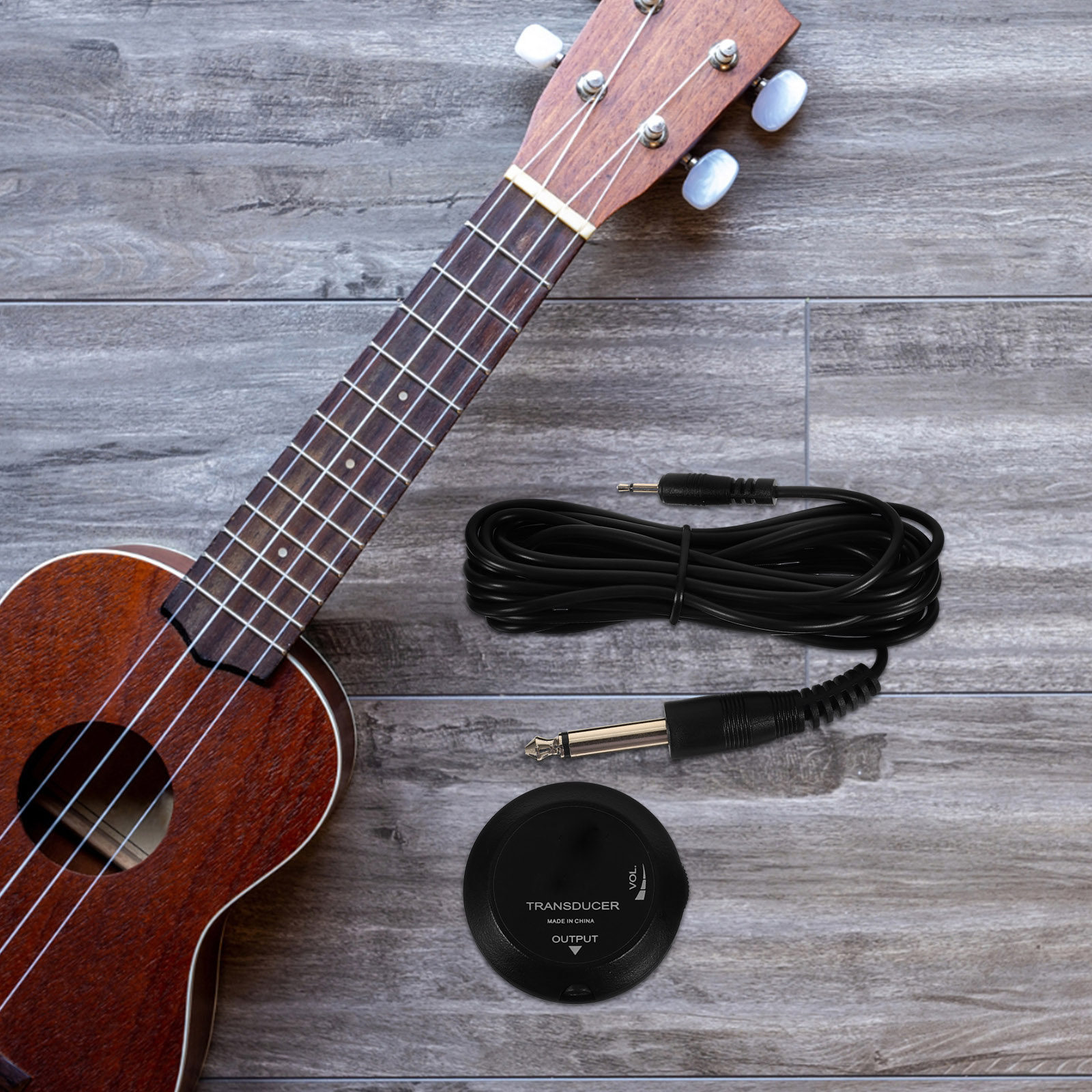 ギター用ピックアップトランスデューサー。コンパクトなアコース - Musical Instruments Easy のレビューと価格