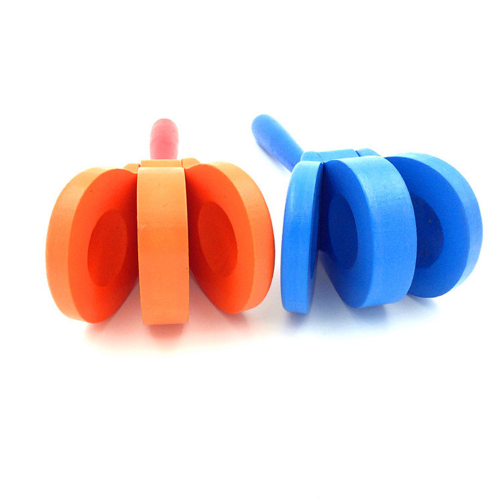 3 個の木製カスタネットハンドクラッパー打楽器赤ちゃん幼児用 - Musical Instrument Clapper のレビューと価格