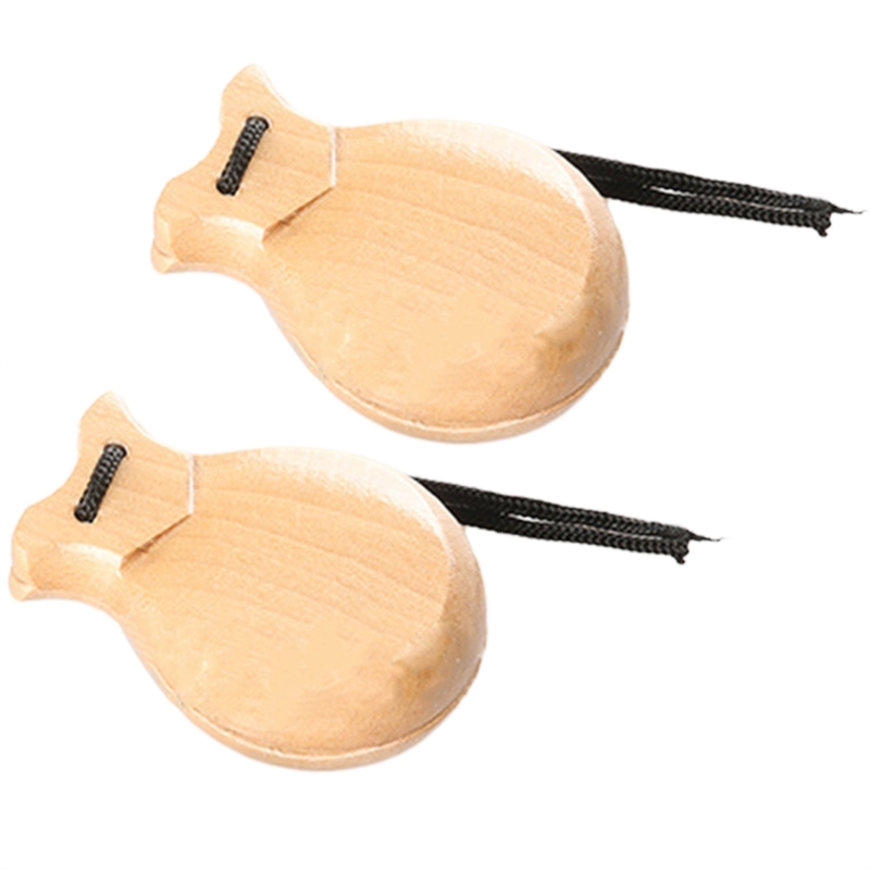 2 個伝統的なカスタネット木製スペインカスタネットフラメンコ - Musical Instrument Clapper のレビューと価格