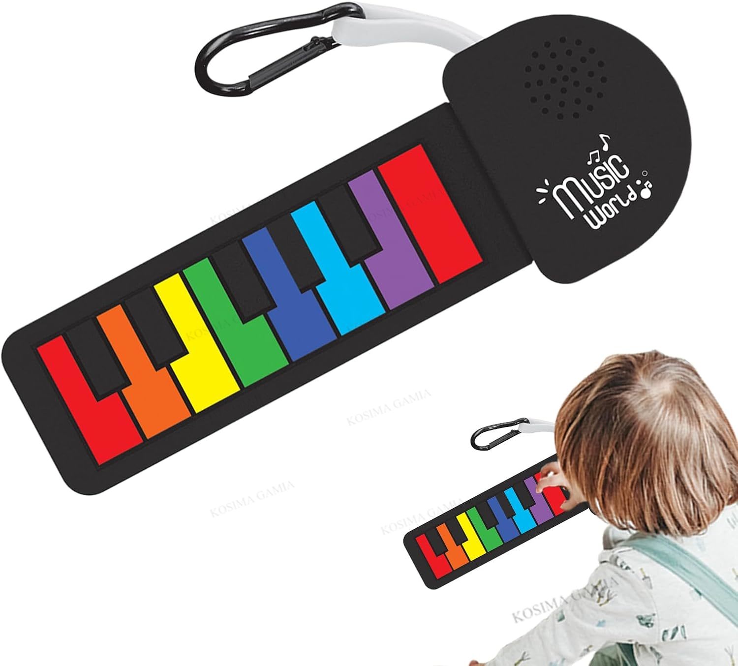 ロールアップ電子ピアノ シリコン製電動折りたたみピアノキーボ - Musical Instrument Project のレビューと価格