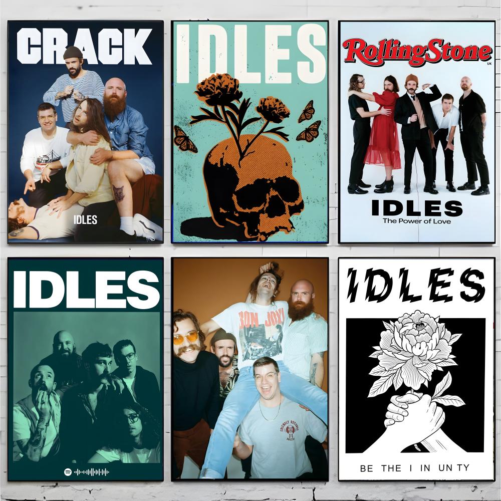 パンクロックバンドポスター I-IDLES ポスター スーペ - Musical Instrument Poster のレビューと価格