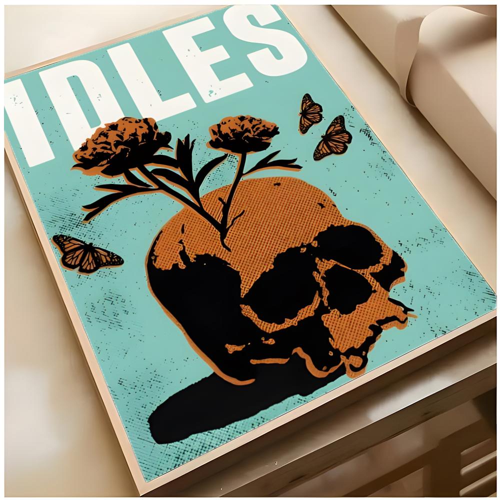 パンクロックバンドポスター I-IDLES ポスター スーペ - Musical Instrument Poster のレビューと価格