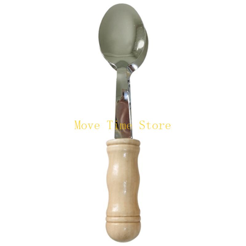 92ME 木製ハンドル音楽スプーンクラッパー打楽器アイルラン - Musical Instrument Clapper のレビューと価格