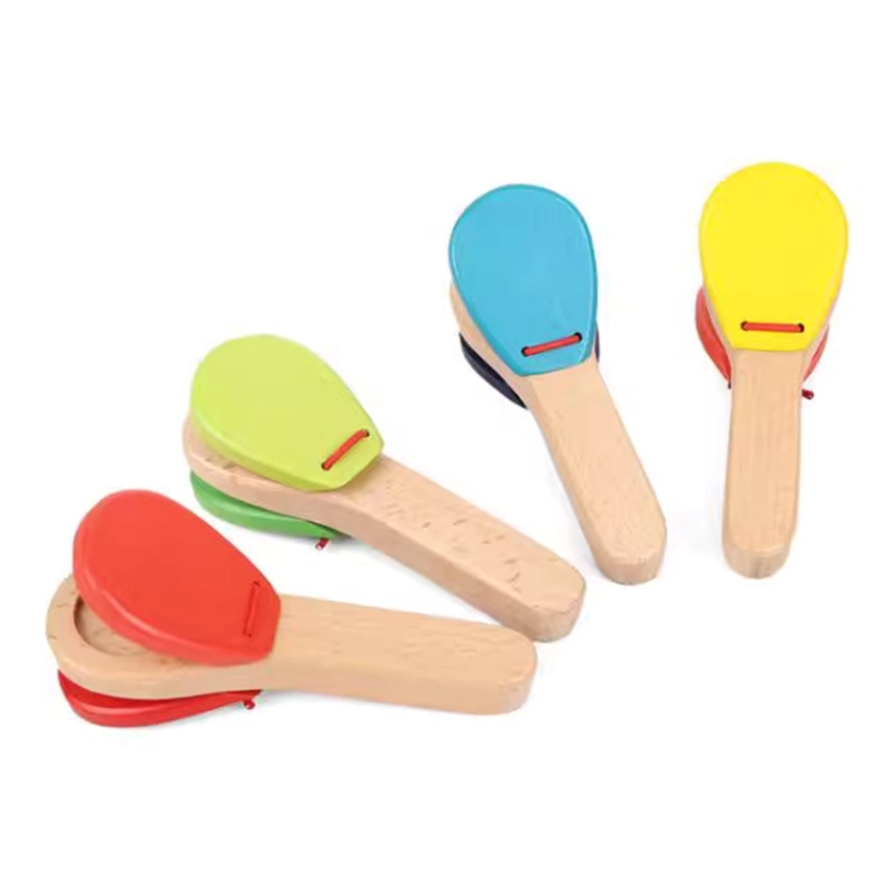 音楽探求子供の発達リズム楽器木製子供クラッパー Orff お - Musical Instrument Clapper のレビューと価格