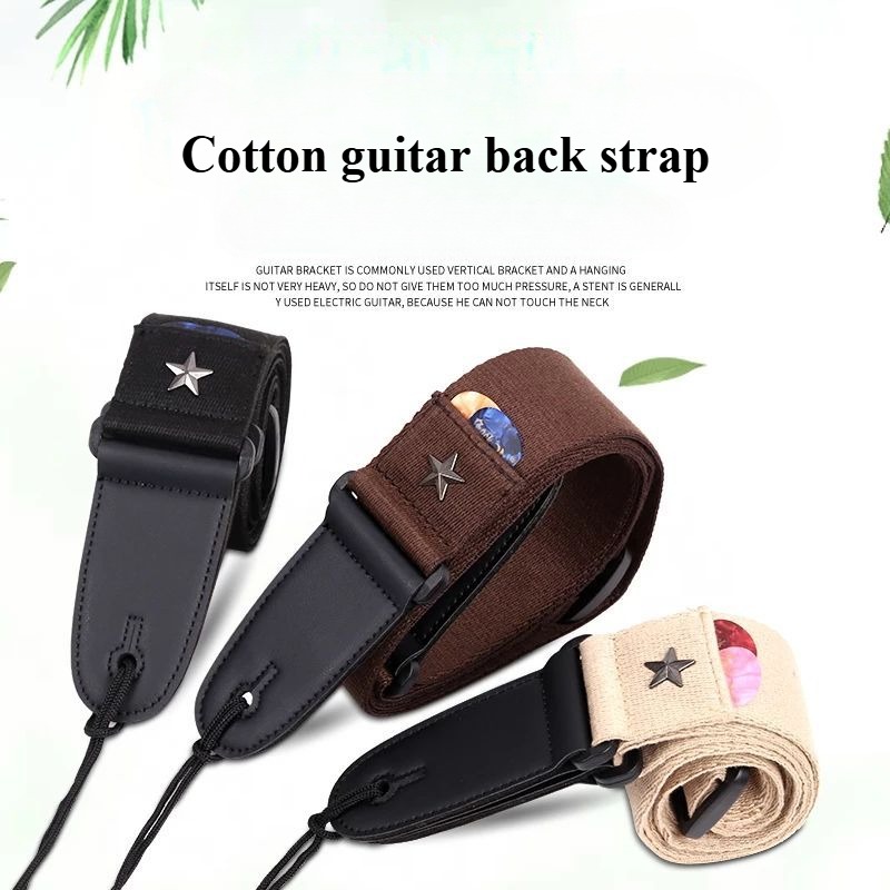エレキベースとウクレレ用に調整可能なクロスギターストラップ, - Musical Instruments Easy のレビューと価格