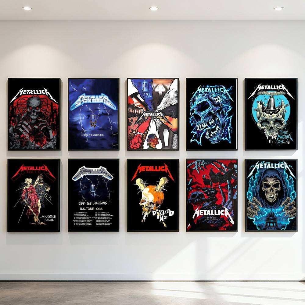 ホットロックバンドクールM-METALLICAポスターアート - Musical Instrument Poster のレビューと価格