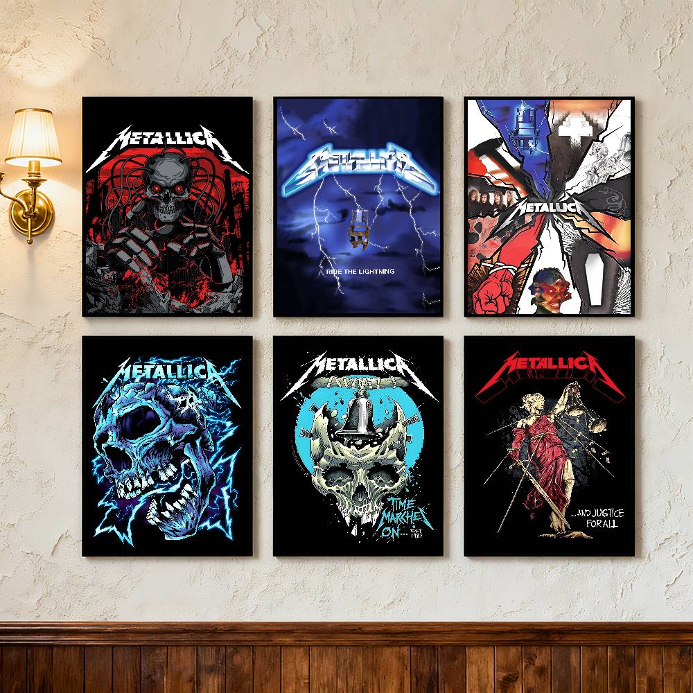 ホットロックバンドクールM-METALLICAポスターアート - Musical Instrument Poster のレビューと価格