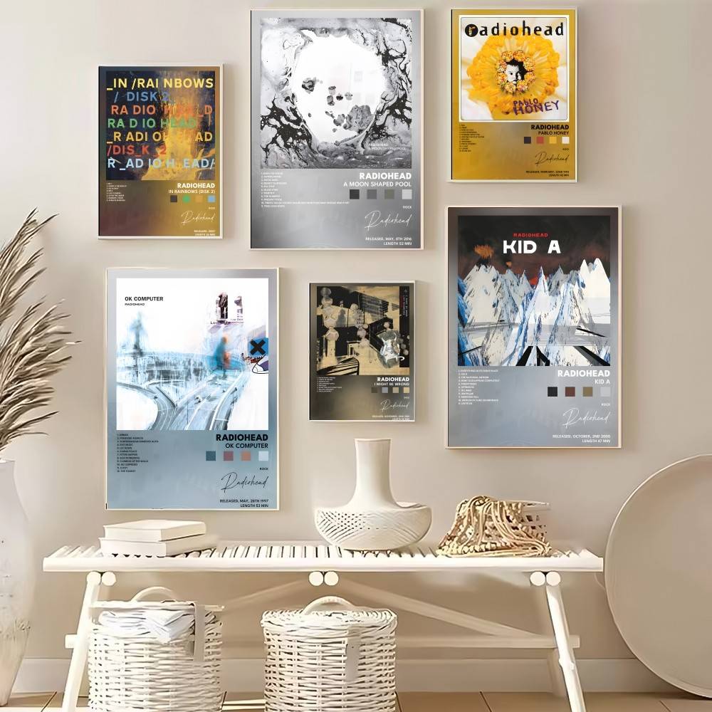 人気の音楽ロックバンド R-Radiohead 高品質ポスタ - Musical Instrument Poster のレビューと価格