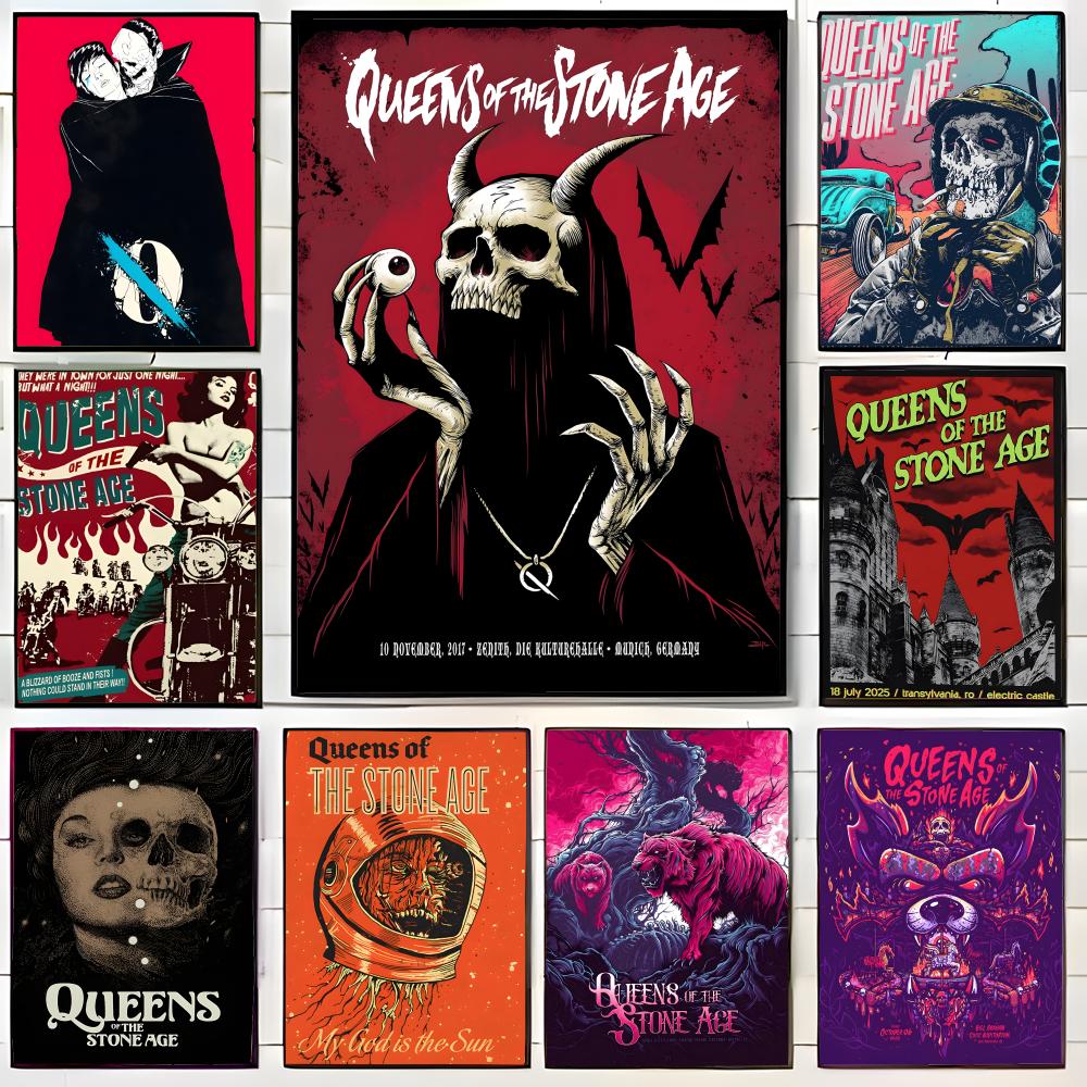 ストーナーロックバンド Q-Queens Of The St - Musical Instrument Poster のレビューと価格