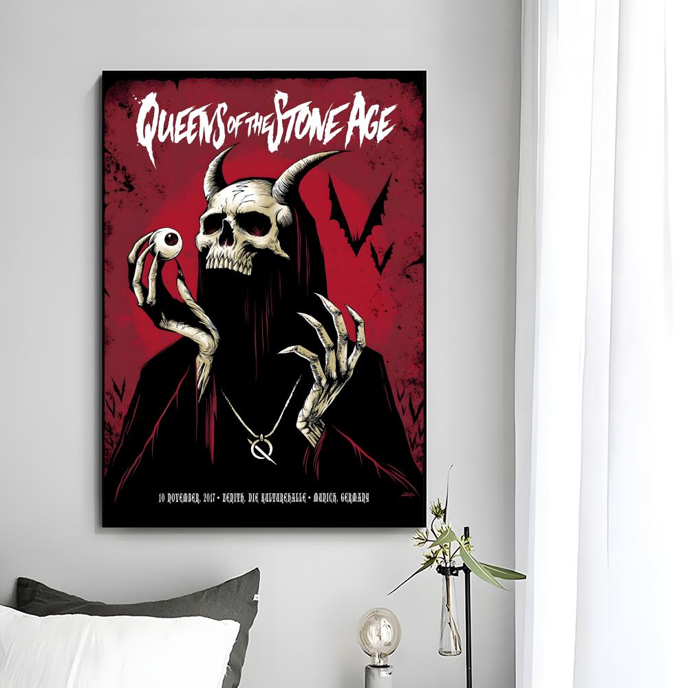 ストーナーロックバンド Q-Queens Of The St - Musical Instrument Poster のレビューと価格