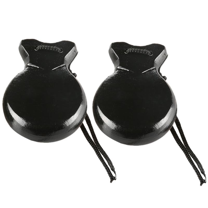 2 個の伝統的なカスタネット木製スペインカスタネットフラメン - Musical Instrument Clapper のレビューと価格