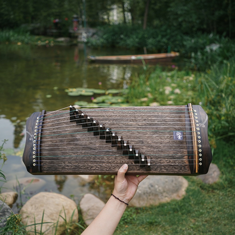 プロ仕様の木製60cm古筝ミニポータブル伝統楽器14弦小型古 - Musical Instrument Guzheng のレビューと価格
